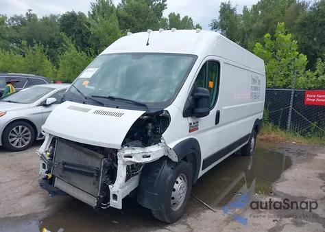 2020 Ram Promaster 2500 High Roof 159 Wb from USA, damaged, VIN 3C6TRVDG6LE101652